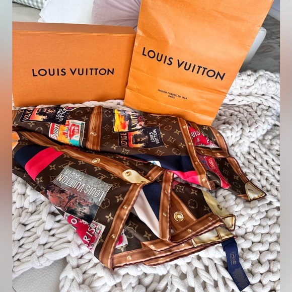 Louis Vuitton Accessories - 🎄Louis Vuitton flight ✈️ mode scarves sold out everywhere limited edition new
